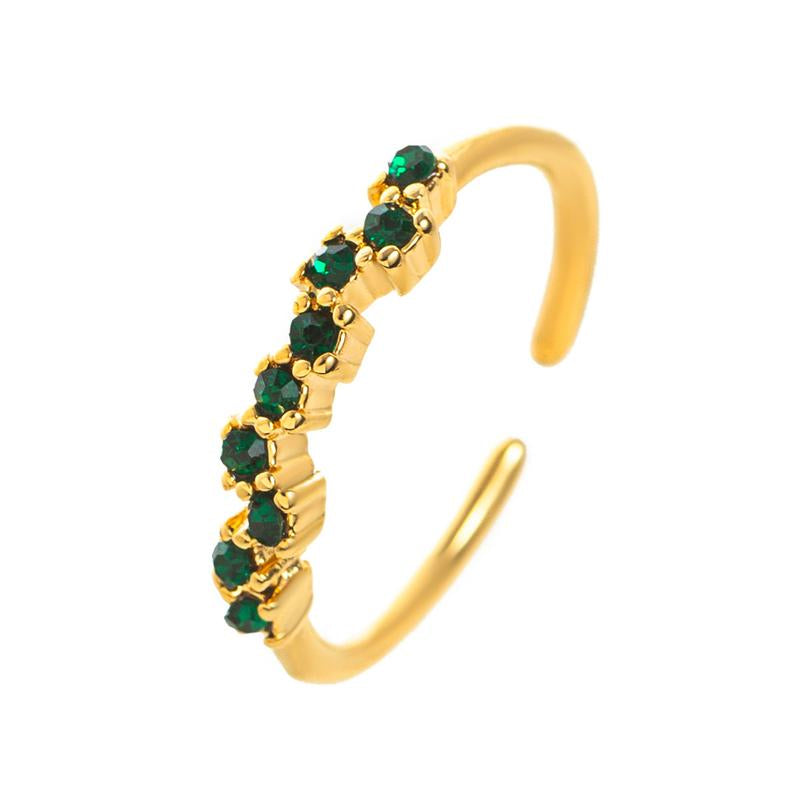 Adjustable Personalized Birthstone Ring