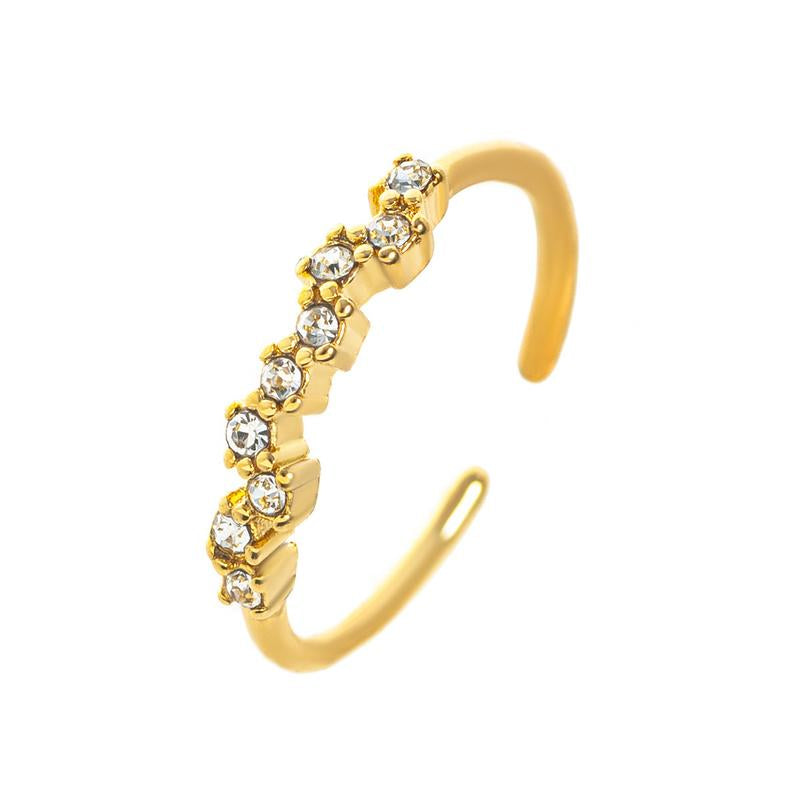 Adjustable Personalized Birthstone Ring