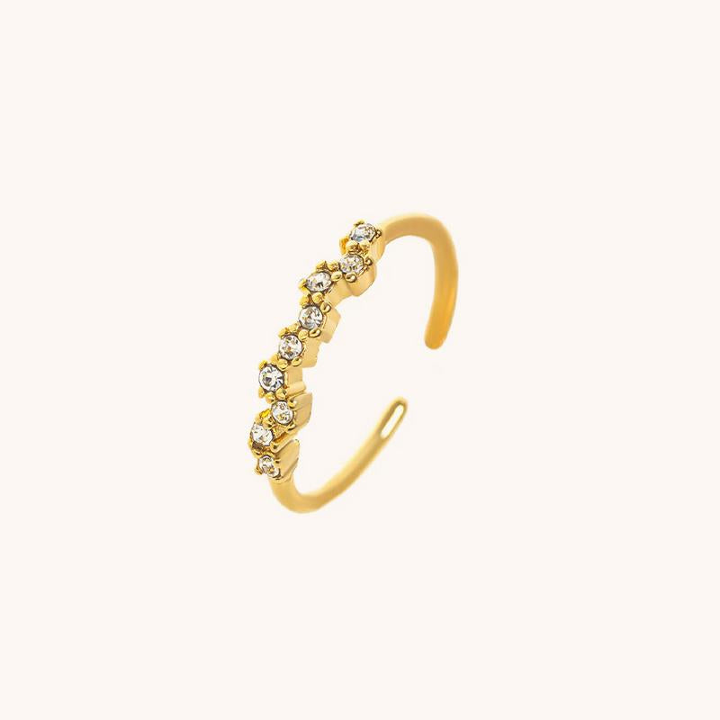 Adjustable Personalized Birthstone Ring
